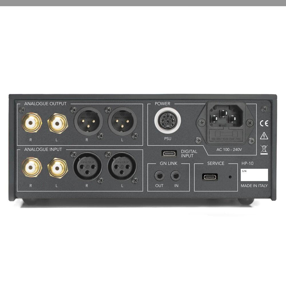 Gold Note HP-10 and HP-10 Deluxe Headphone Amplifier