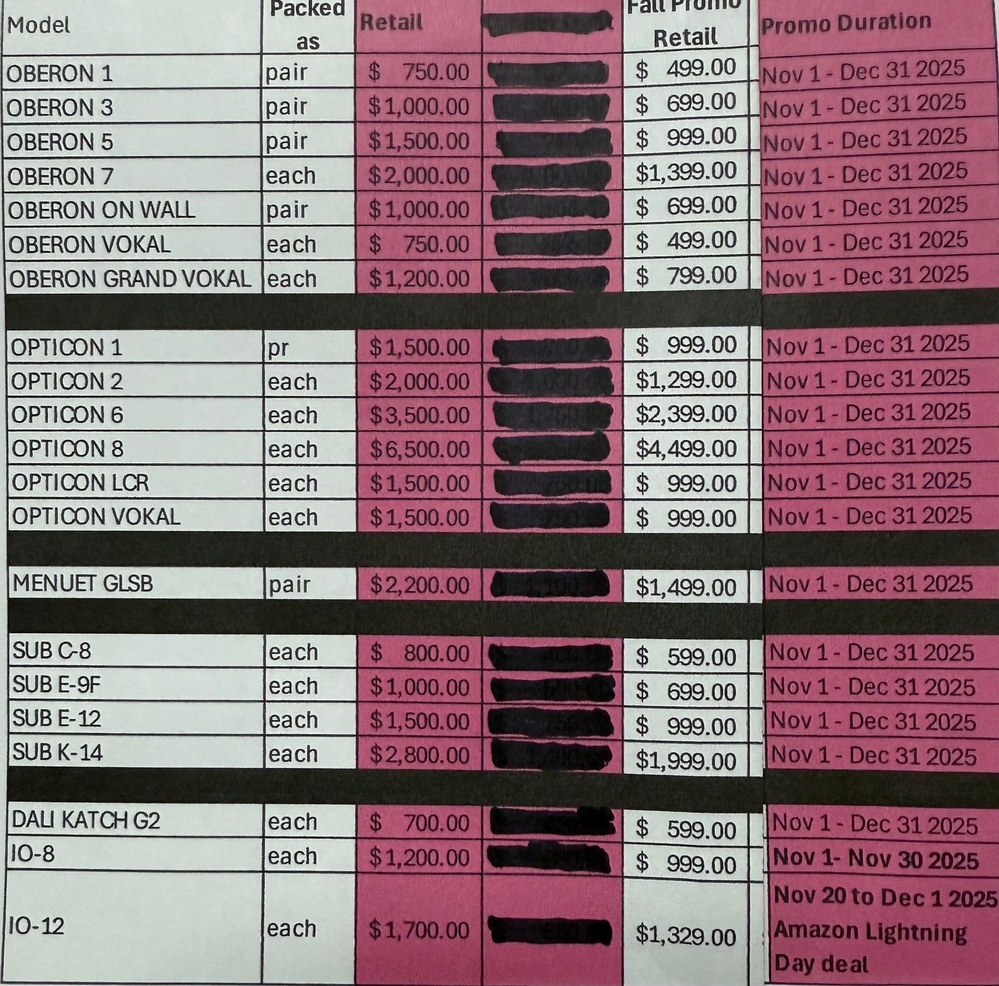 DALI Speakers Fall Promotion ON SALE Savings Up To $2000