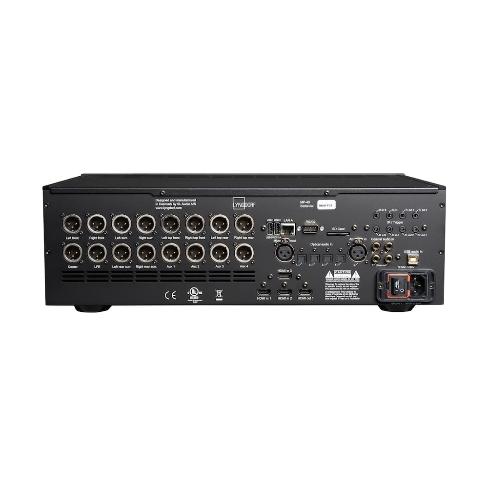 Lyngdorf MP-40 2.1 Home Theatre Processor