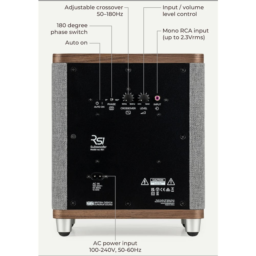 Ruark Audio MR1 MK3 Speakers With RS1 Subwoofer
