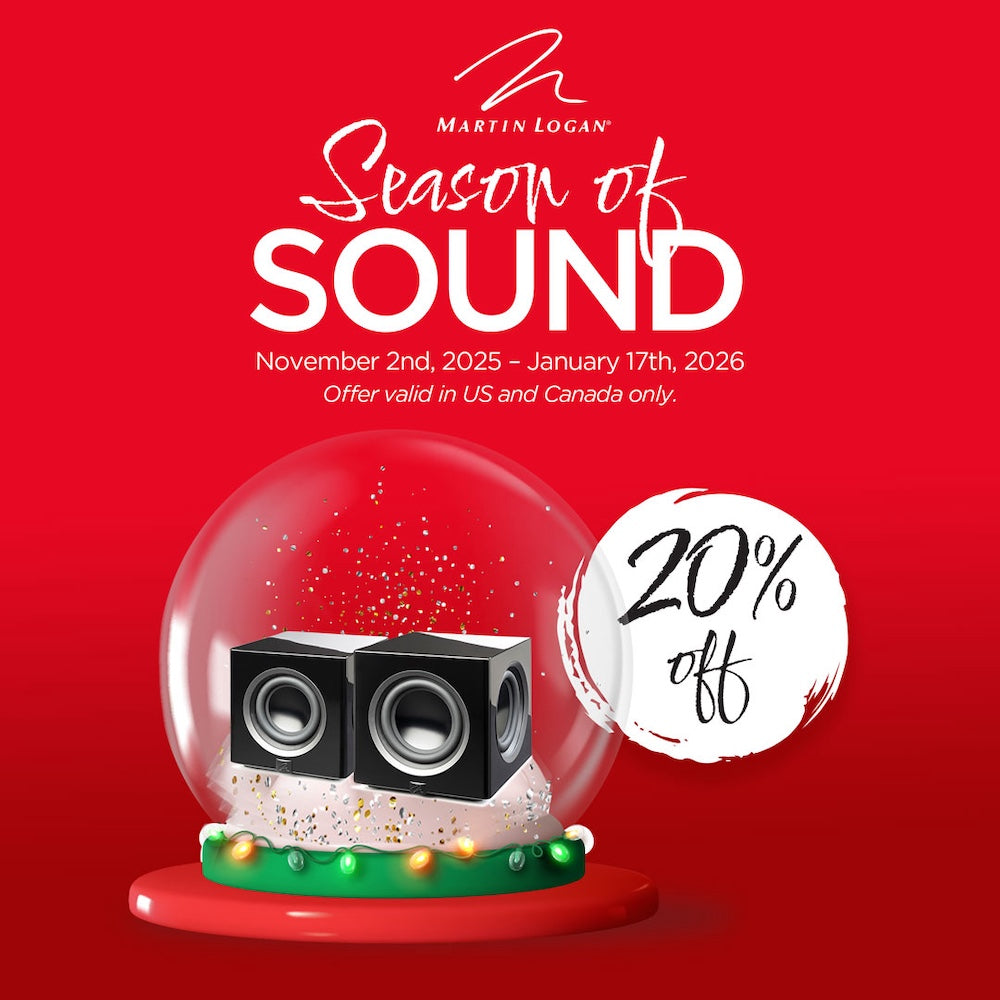 Martin Logan Speaker And Subwoofer Season Of Sound Promotion ON SALE