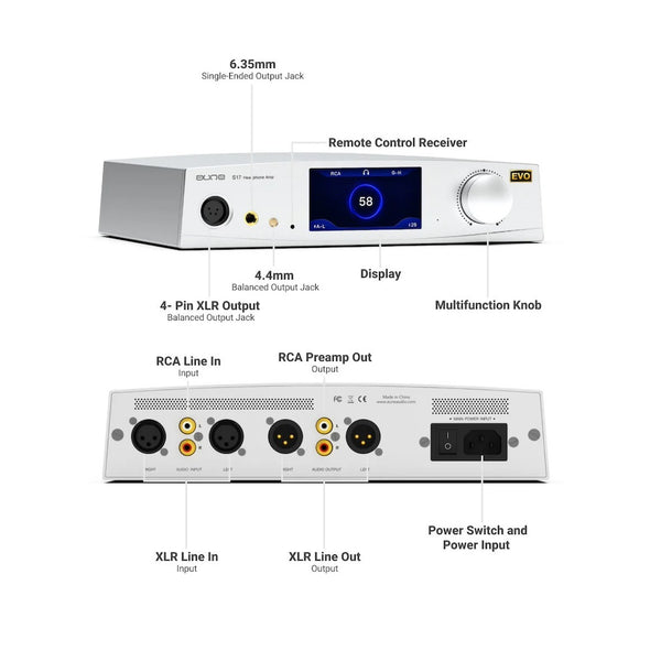 Aune Audio S17 Pro EVO Headphone Amplifier IN STOCK