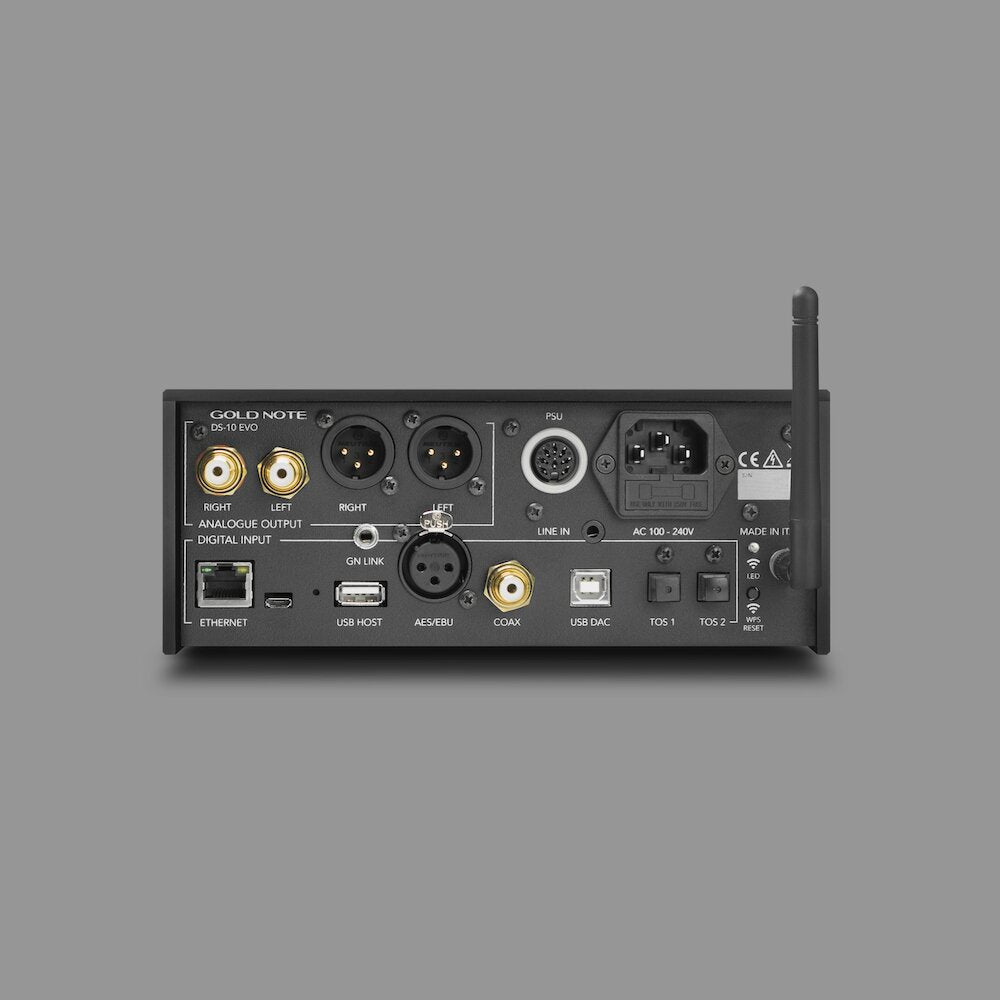 Gold Note DS-10 EVO and DS-10 EVO LINE Streaming DAC