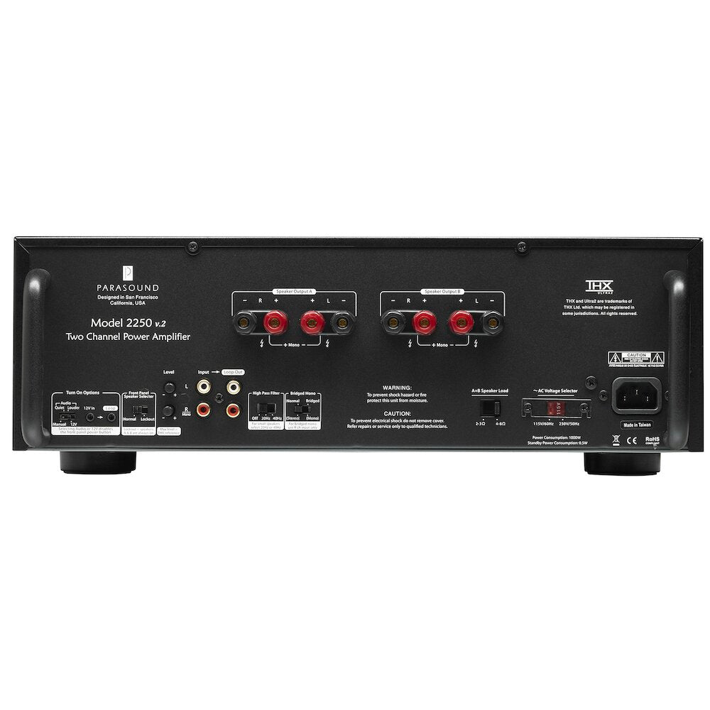 Parasound NC 2250v2 Stereo Power Amplifier