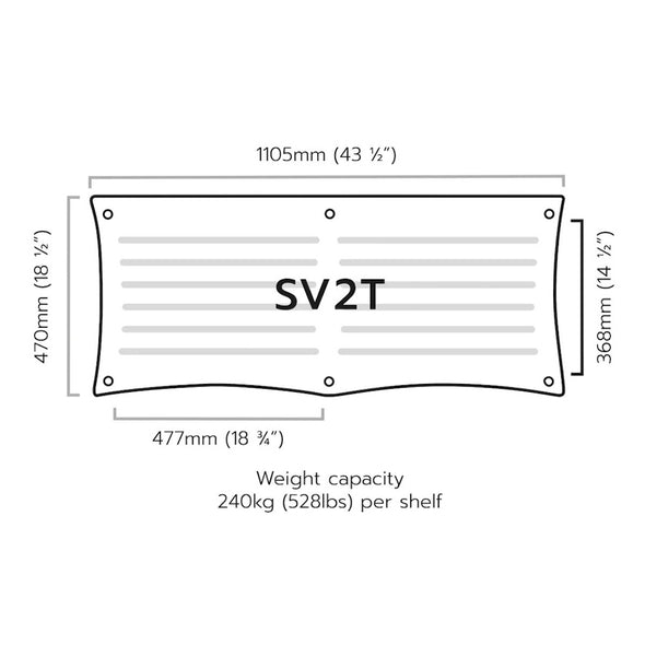 Quadraspire SV2T Audio Rack