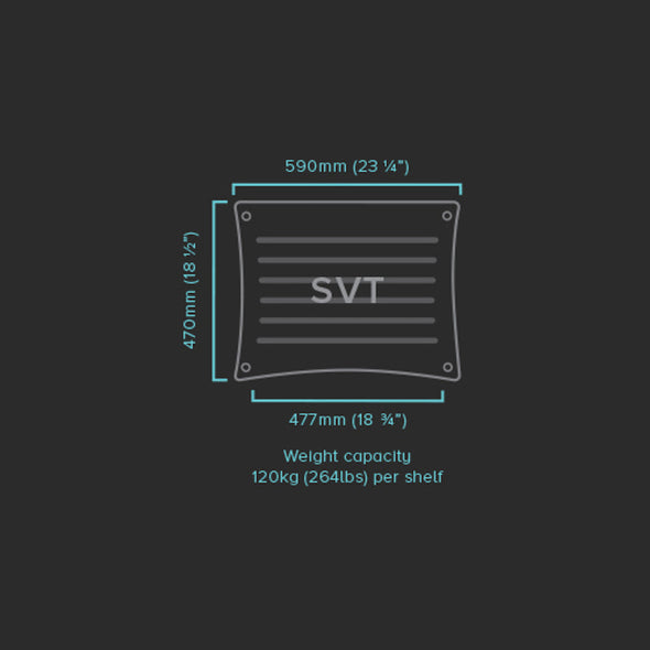 Quadraspire SVT and SVTL Audio Rack