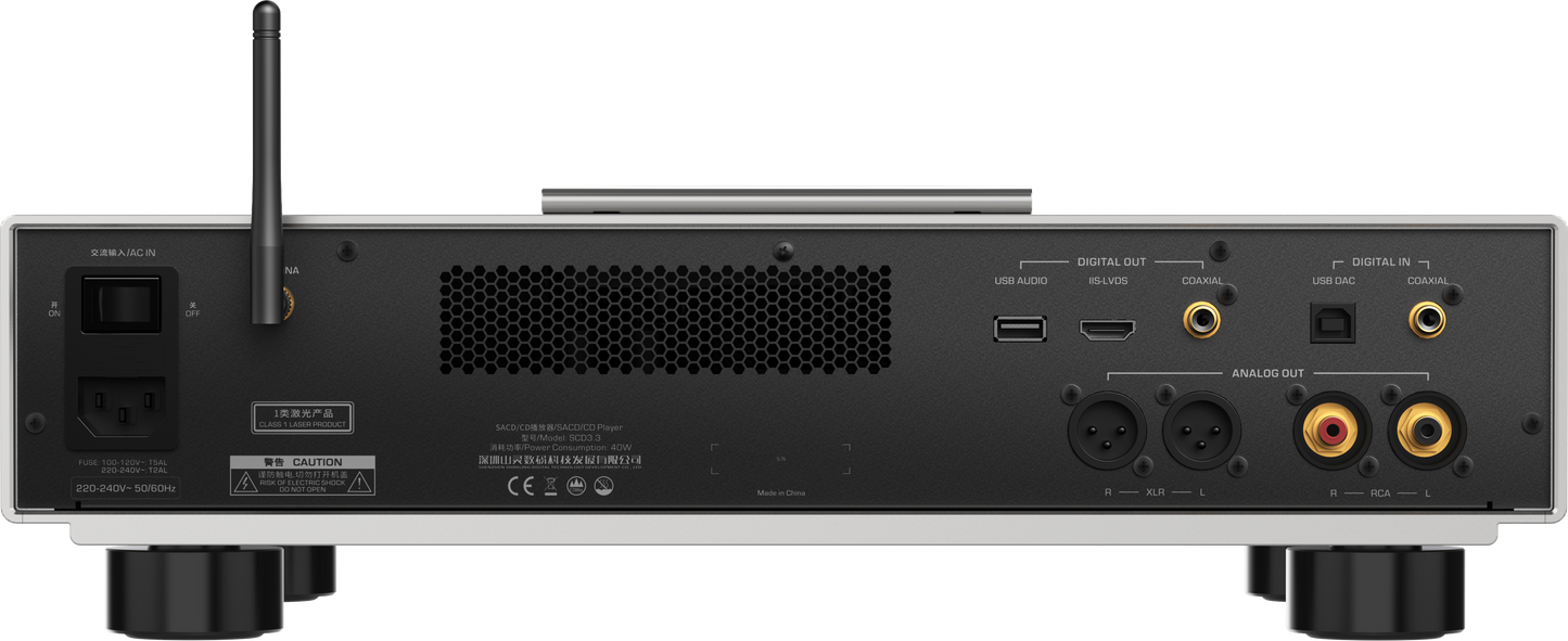 Shanling SCD3.3 Top Loading Tube R2R CD SACD Player COMING SOON