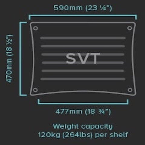 Quadraspire SVT and SVTL Audio Rack