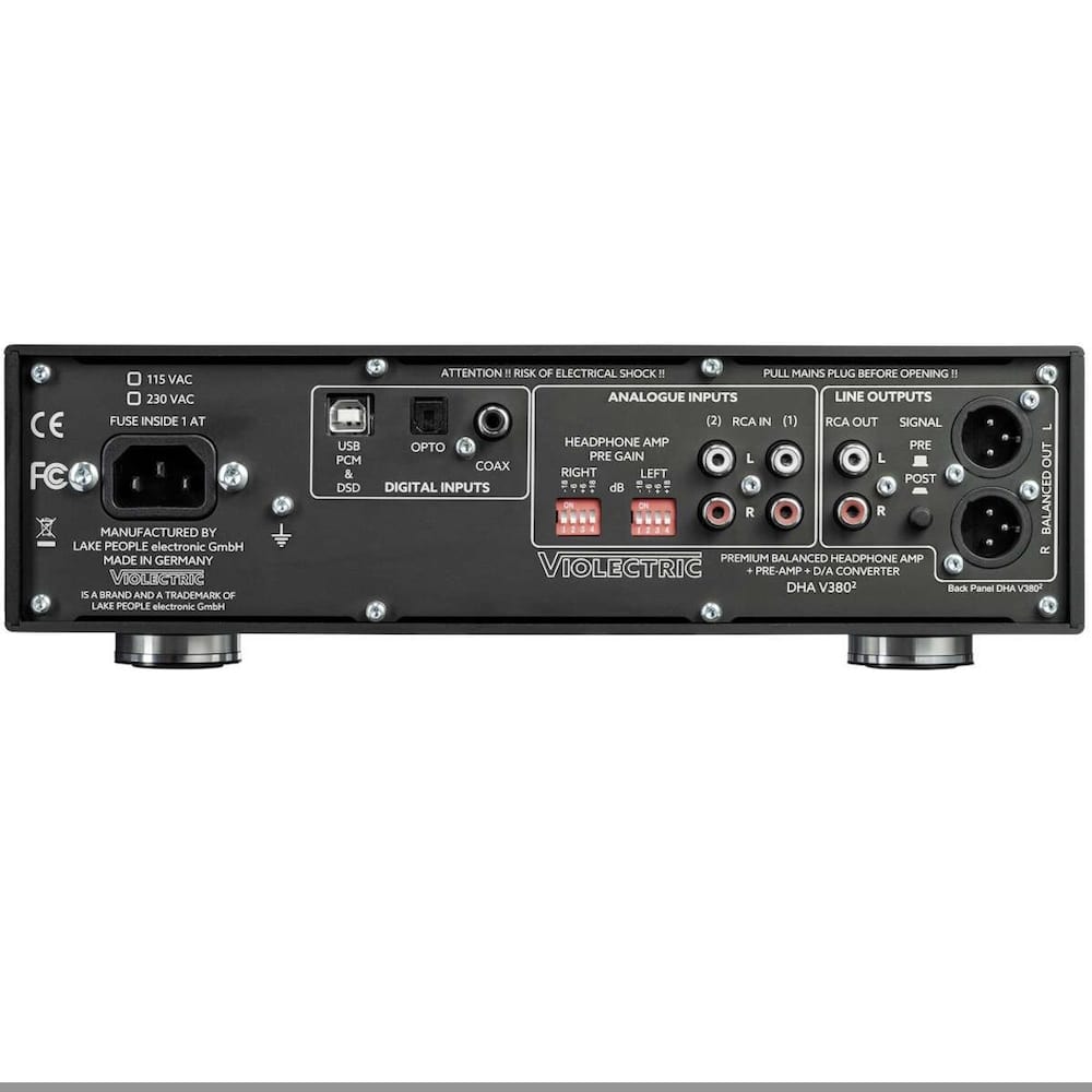 Violectric DHA V380 v2 Headphone Amplifier with DAC