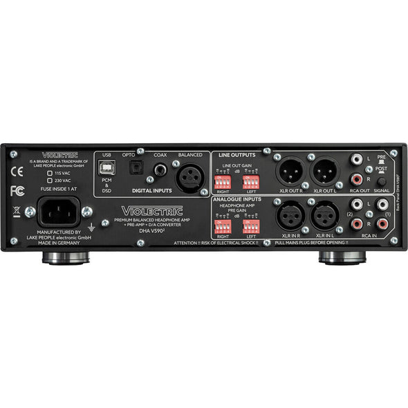Violectric DHA V590v2 and V590v2 PRO Headphone Amplifier with DAC