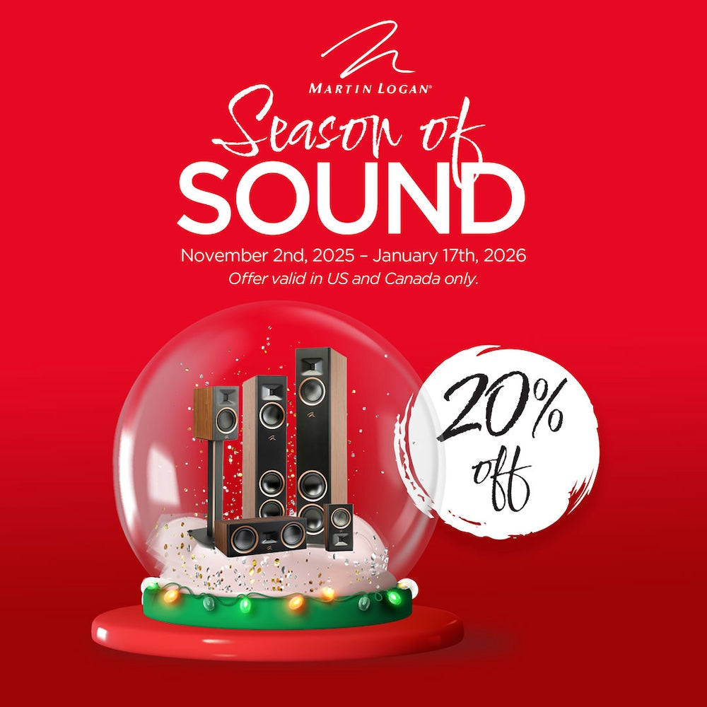 Martin Logan Speaker And Subwoofer Season Of Sound Promotion ON SALE