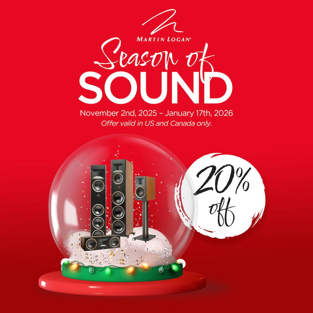 Martin Logan Speaker And Subwoofer Season Of Sound Promotion ON SALE