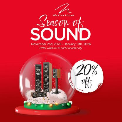 Martin Logan Speaker And Subwoofer Season Of Sound Promotion ON SALE