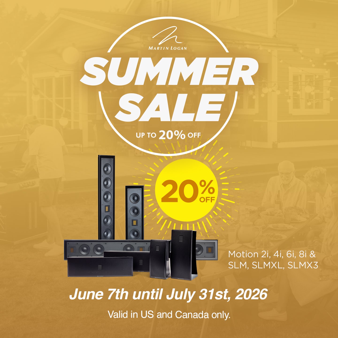 Martin Logan Summer Promotion