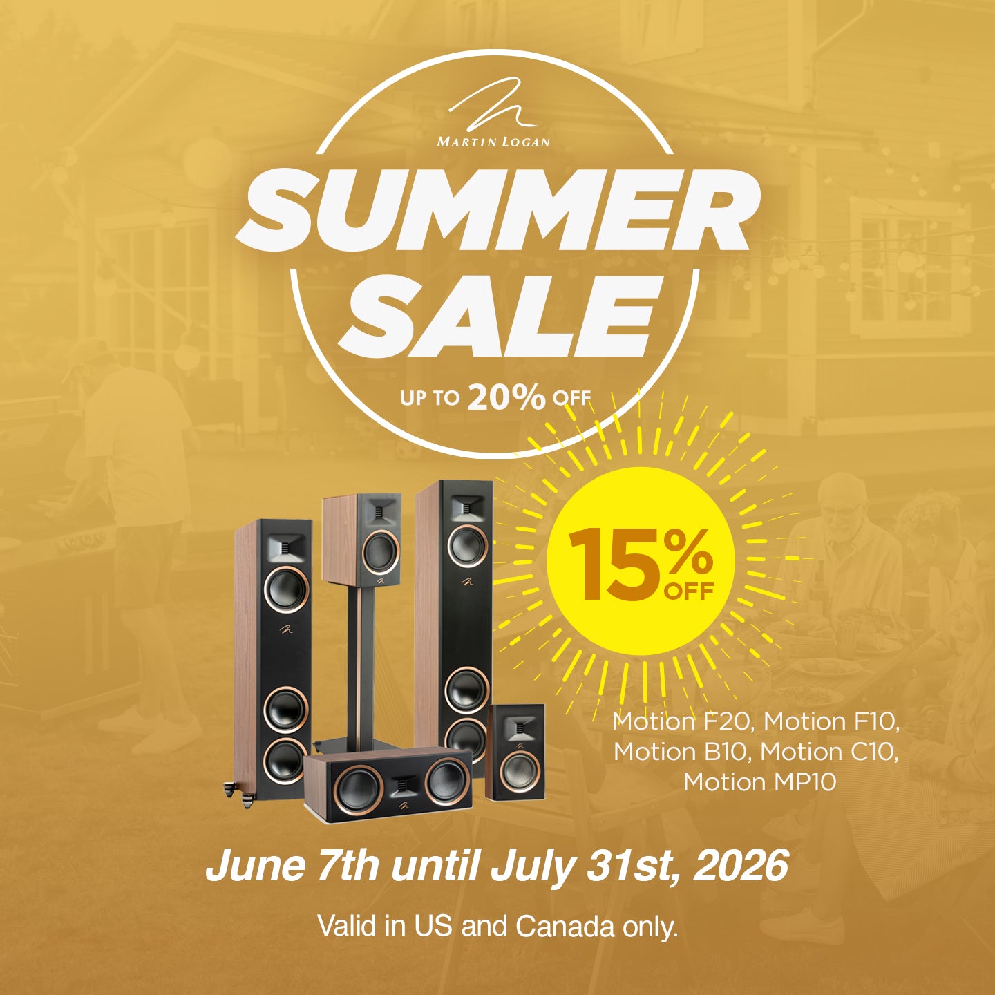 Martin Logan Summer Promotion