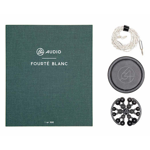 64 Audio Fourte Blanc Limited Edition Flagship In Ear Monitors IN STOCK ONE ONLY