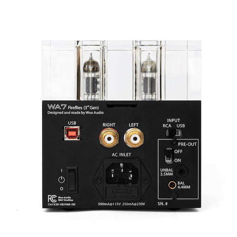 Woo Audio WA7 Fireflies Gen 3 Tube Headphone Amplifier